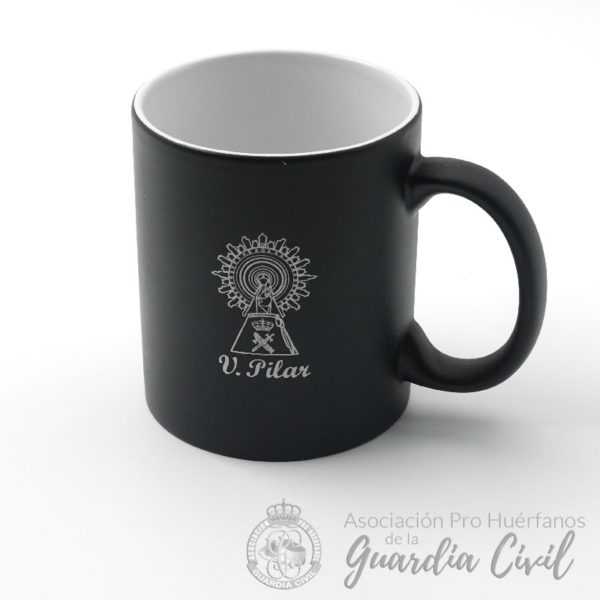 TAZA MUG V. PILAR H.L. C NEGRO