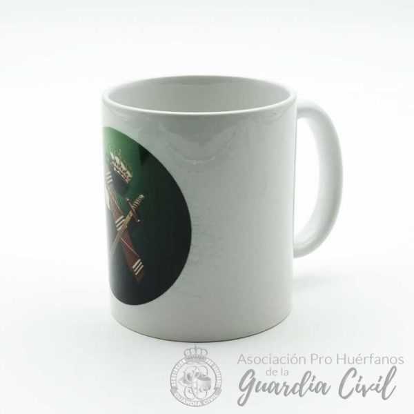 TAZA VERDE ESCUDO GUARDIA CIVIL