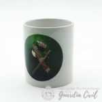 TAZA VERDE ESCUDO GUARDIA CIVIL