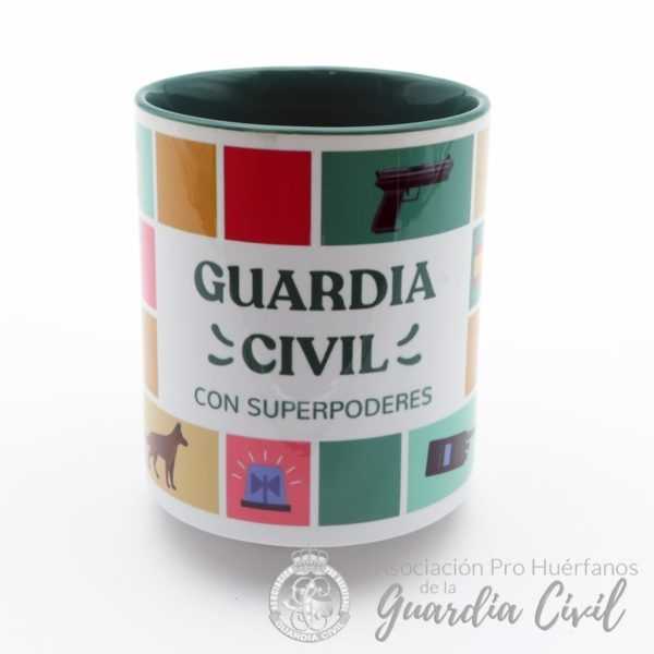TAZAS GUARDIA CIVIL SUPERPODERES