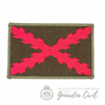 PARCHE BORGOÑA BORDADO C/VELCRO GR. VERDE