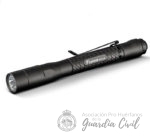 LINTERNA LUZ TÁCTICA 250 LUMENES, LED BLANCO. RESISTENTE AGUA.