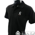 POLO  COLOR  NEGRO  TALLA L, CON LOGO HL.