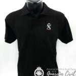 POLO  COLOR  NEGRO  TALLA M, CON LOGO HL. - Imagen 2