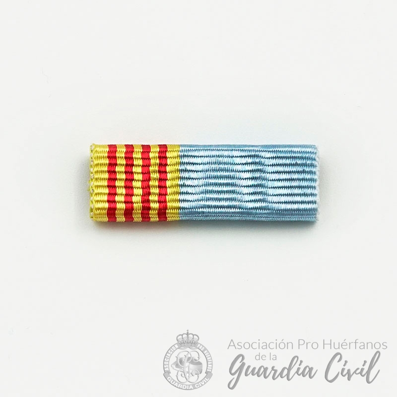 pestaña-cataluña PESTAÑA SOLA AUTOMONTAJE MEDALLA MÉRITO POLICIAL DE LA GENERALITAT DE CATALUÑA. - Imagen 1