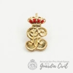 PIN EMBLEMA LETRAS GC CON CORONA CONSTITUCIONAL