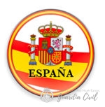 IMÁN   ESPAÑA   CONSTITUCIONAL  5 CM.