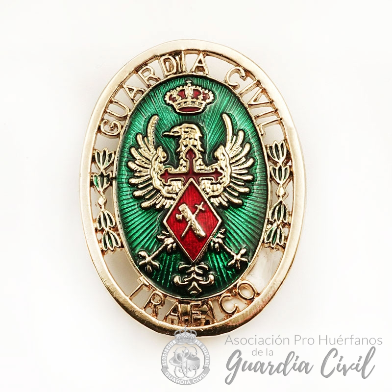 trf2 DISTINTIVO ANTIGUO CURSO DE TRÁFICO (OVALO PLACA) - Imagen 1