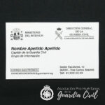 CAJA DE TARJETAS DE VISITA (100 UDS)  IMPRESAS EN BLANCO Y NEGRO SEGUN MODELO