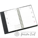 Agenda de bolsillo negra  C/ escudo seco,año 2027. - Imagen 6